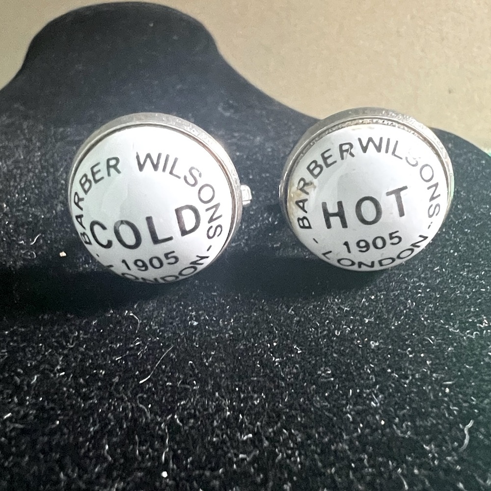 Duchamp London enamel cuff links